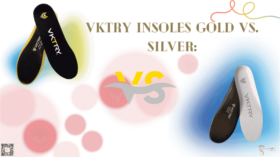 VKTRY Insoles Gold vs. Silver