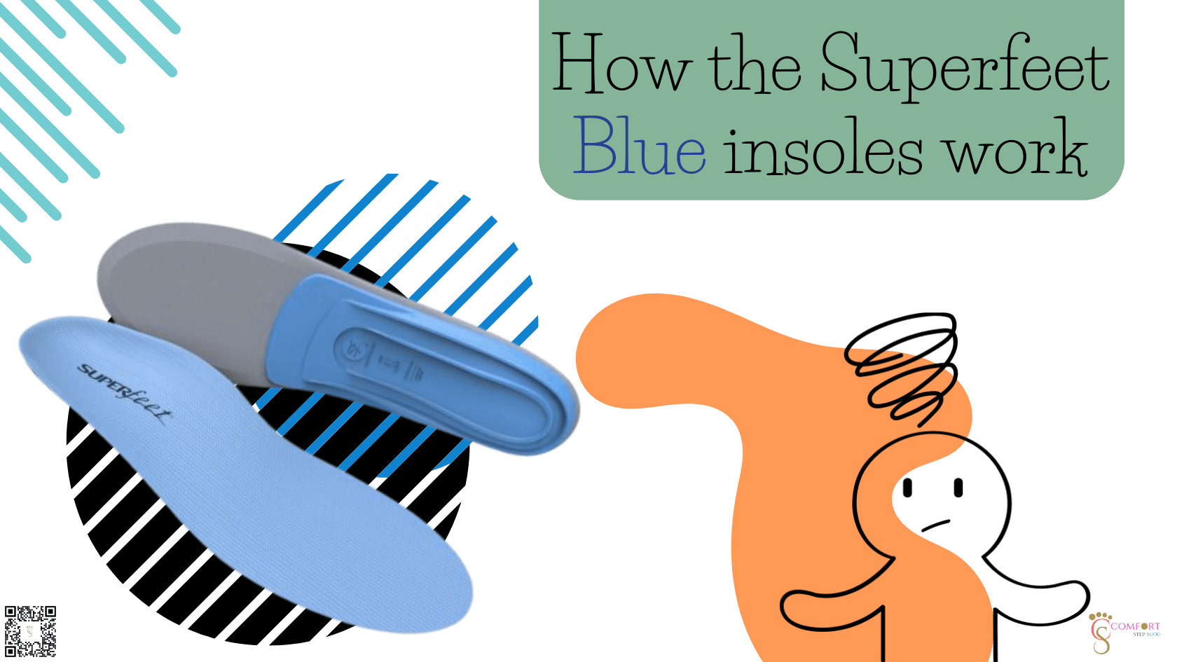 How the Superfeet Blue insoles work