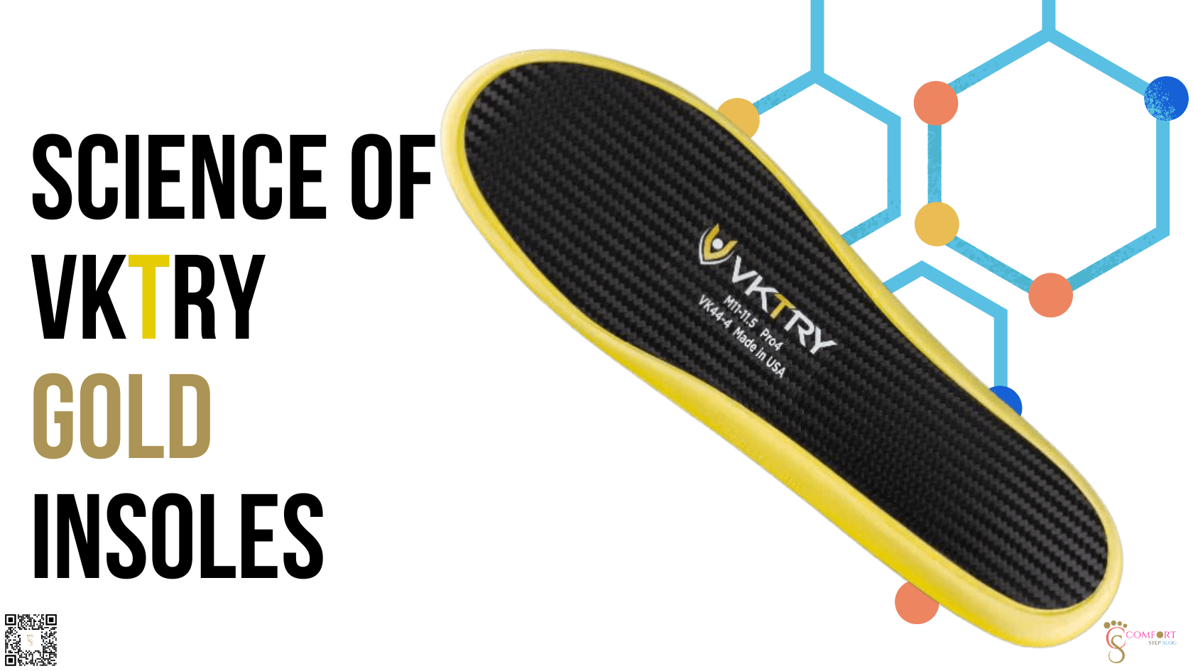 Science of VKTRY Gold Insoles