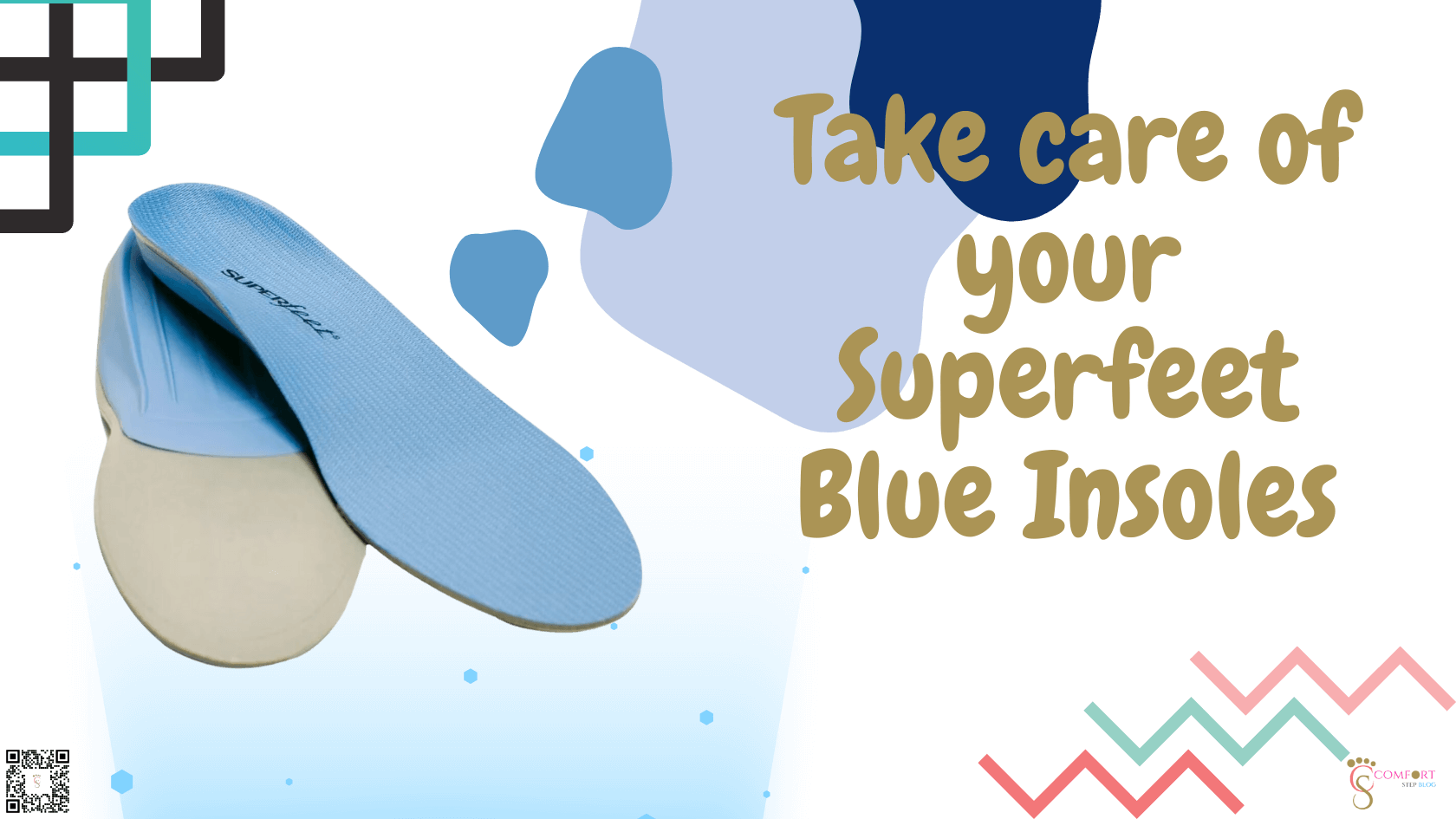 Take care of your Superfeet Blue Insoles