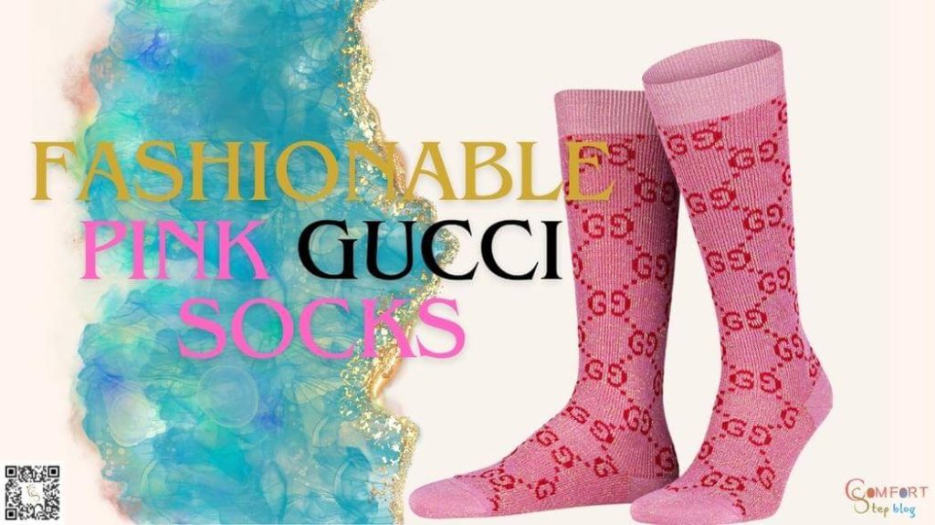 Fashionable Pink Gucci Socks